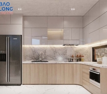 5 mẫu tủ bếp chữ L sang trọng và tiện nghi cho không gian hiện đại