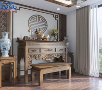 Tủ thờ gỗ đẹp – Lựa chọn trang nghiêm cho không gian thờ cúng