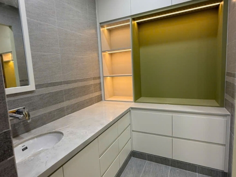 Dự án thiết kế & thi công nội thất nhà phố 2 tầng – Q.2, TP.HCM