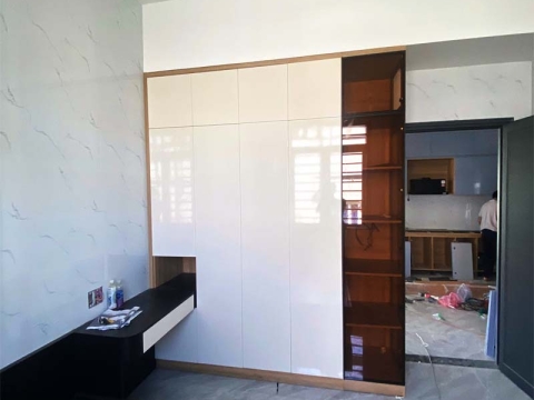 Thi công nội thất gỗ công nghiêp nhà Chị Mai Tây Ninh