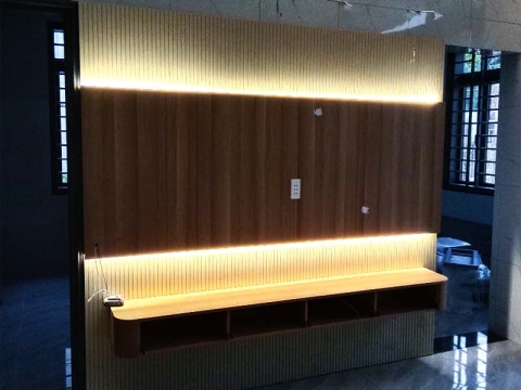 Thi công nội thất gỗ công nghiêp nhà Chị Mai Tây Ninh