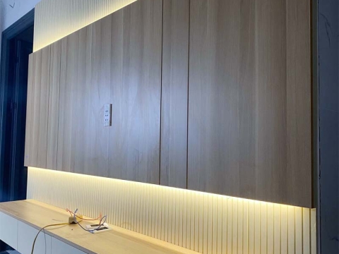 Thi công nội thất gỗ công nghiêp nhà Chị Mai Tây Ninh