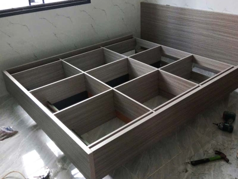 Thi công nội thất gỗ công nghiêp nhà Chị Mai Tây Ninh