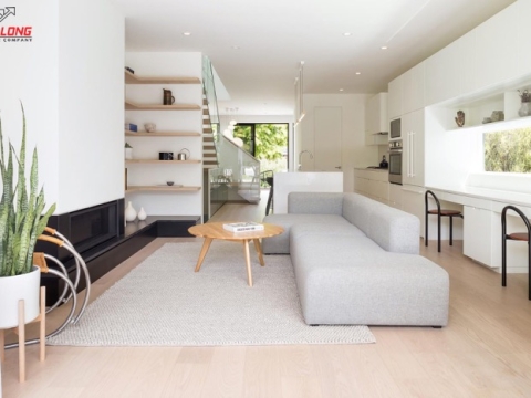 Thi công nội thất nhà phố anh Trung - Hóc Môn