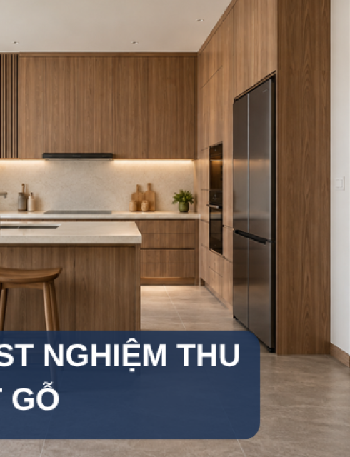Checklist nghiệm thu nội thất gỗ trước khi bàn giao nhà