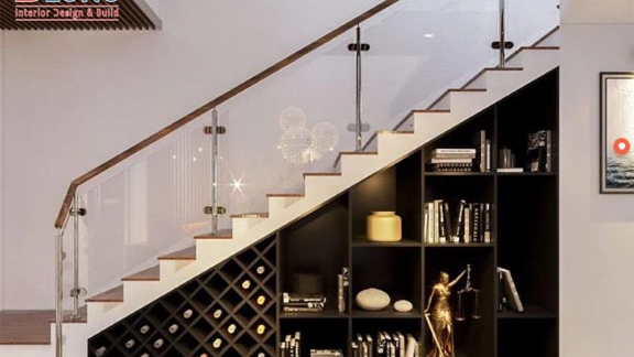 Tổng hợp các mẫu tủ cầu thang đẹp được ưa chuộng năm 2025