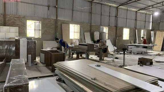 Xưởng nội thất gỗ công nghiệp – giải pháp thi công tiết kiệm chi phí, chất lượng đảm bảo