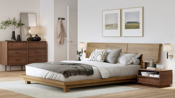 Các Mẫu Nội Thất Phòng Ngủ Gỗ Tự Nhiên Đẹp 2024