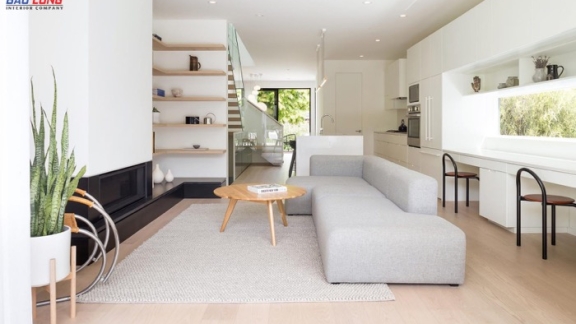 Thi công nội thất nhà phố anh Trung - Hóc Môn