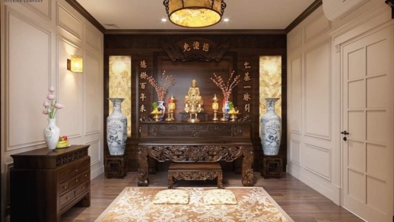 Thiết Kế Và Thi Công Nội Thất Phòng Thờ Hành Trình Kết Nối Tâm Linh Và Kiến Trúc