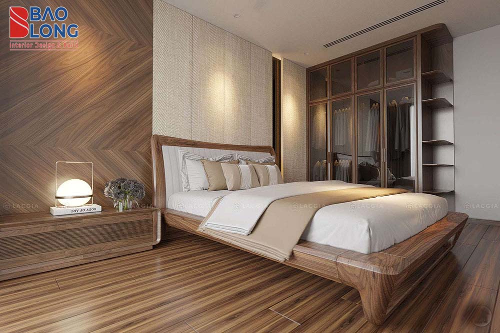 nội thất gỗ tự nhiên kết hợp kim loại nhẹ