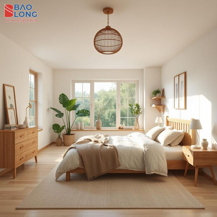 bố trí phòng ngủ ánh sáng tự nhiên