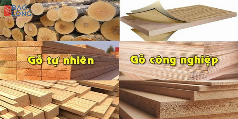 4.	So sánh vật liệu gỗ tự nhiên – gỗ công nghiệp