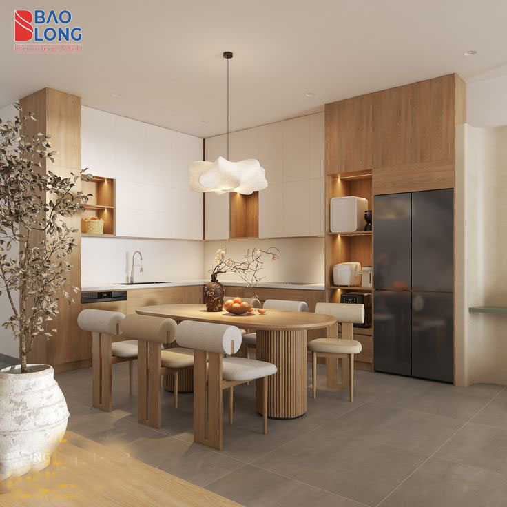 Phong cách Scandinavian tươi sáng.