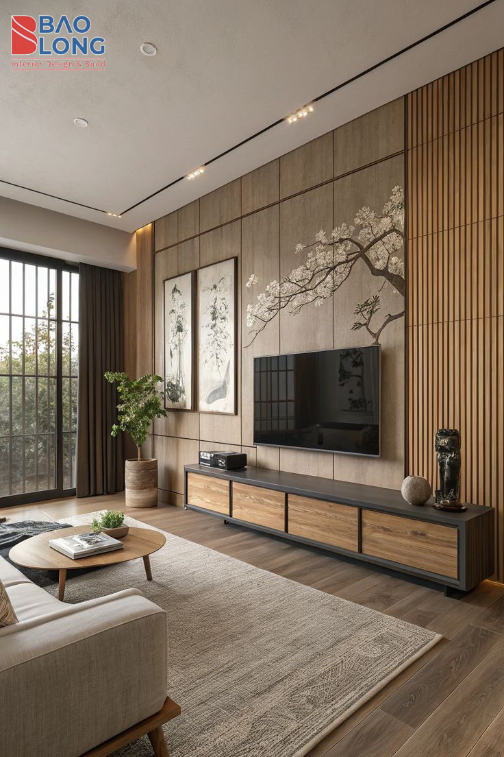 Phong cách Japandi ấm áp, tối giản.