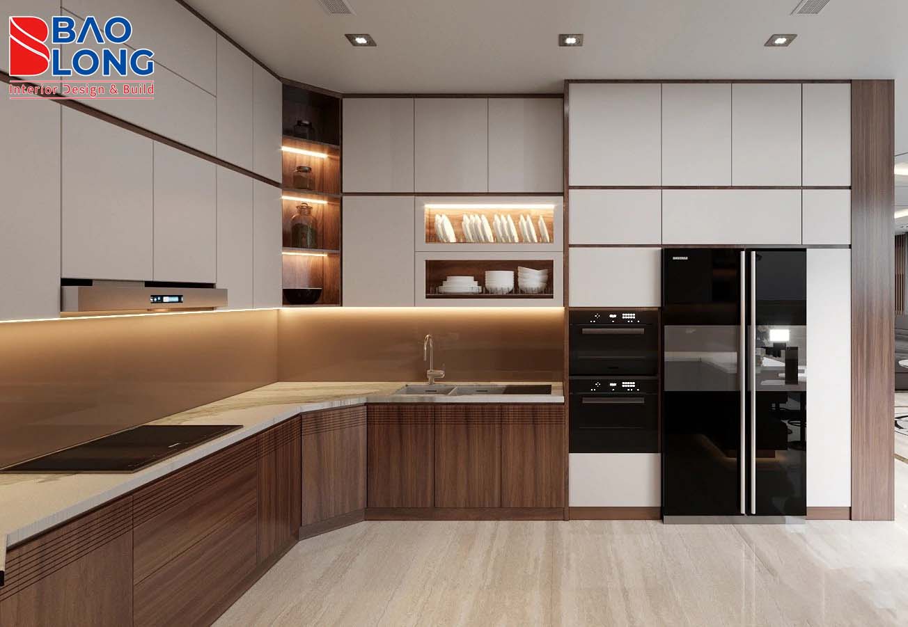 Tủ bếp gỗ công nghiệp – lựa chọn hiện đại và tiết kiệm chi phí.