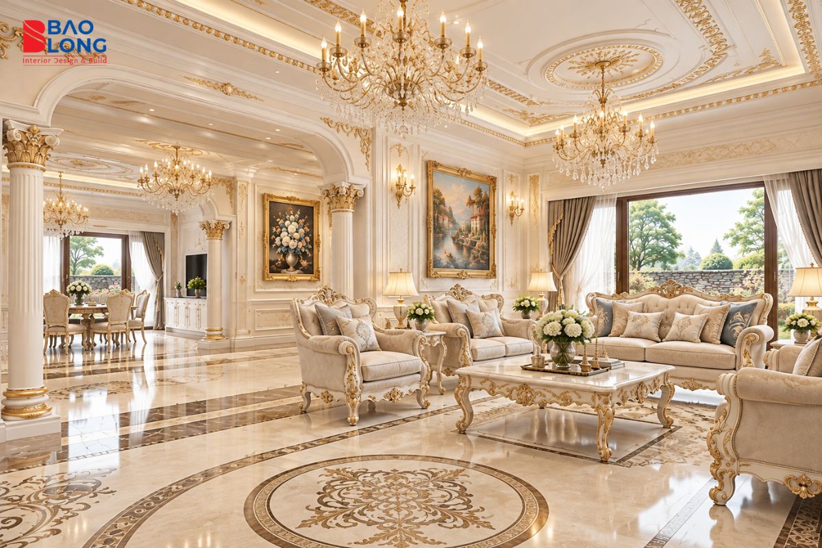Phong cách thiết kế nội thất cổ điển - Vẻ đẹp trường tồn với thời gian