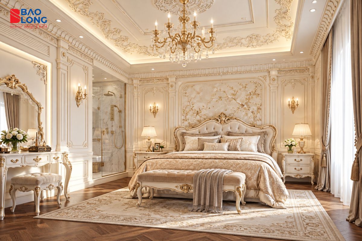Thiết kế nội thất phong cách cổ điển sang trọng