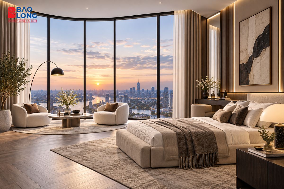 Đơn vị thiết kế, thi công nội thất Penthouse chuyên nghiệp