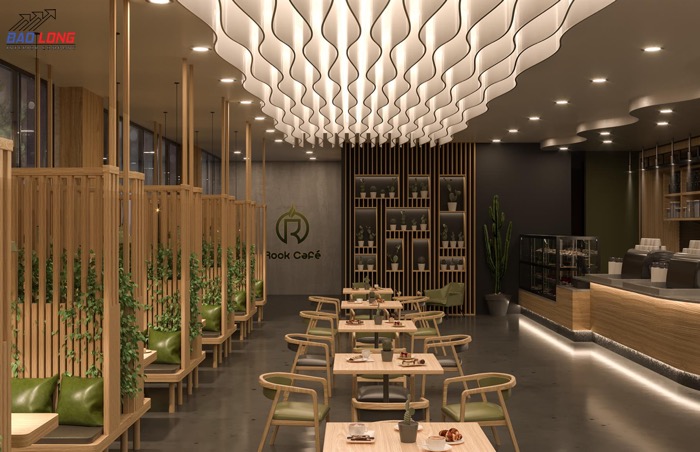 nội thất quán cafe