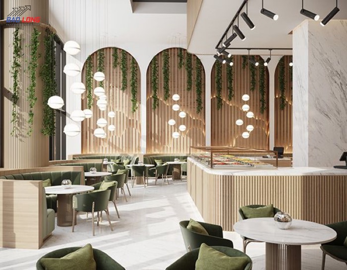nội thất quán cafe