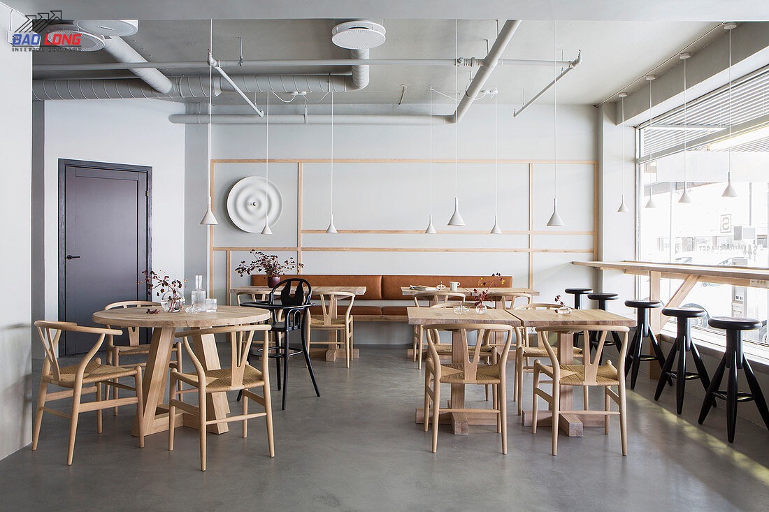 nội thất quán cafe
