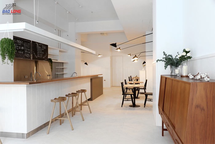 nội thất quán cafe