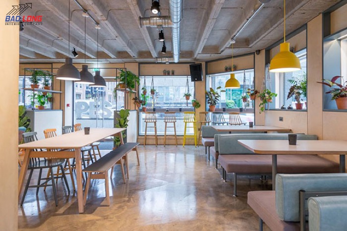 nội thất quán cafe