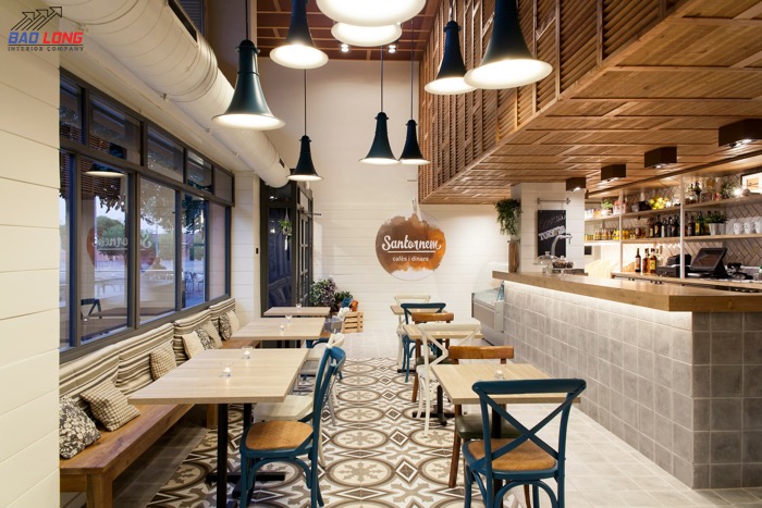 nội thất quán cafe