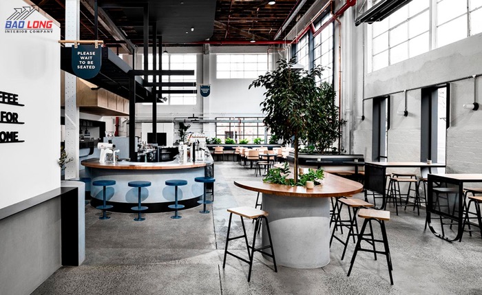 nội thất quán cafe