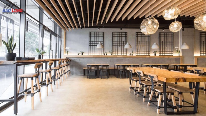 nội thất quán cafe