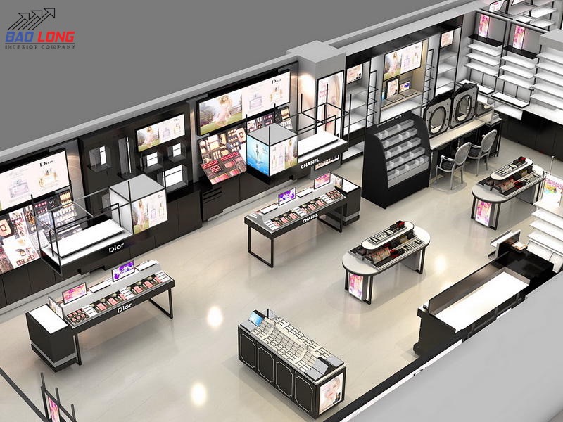nội thất showroom hiện đại