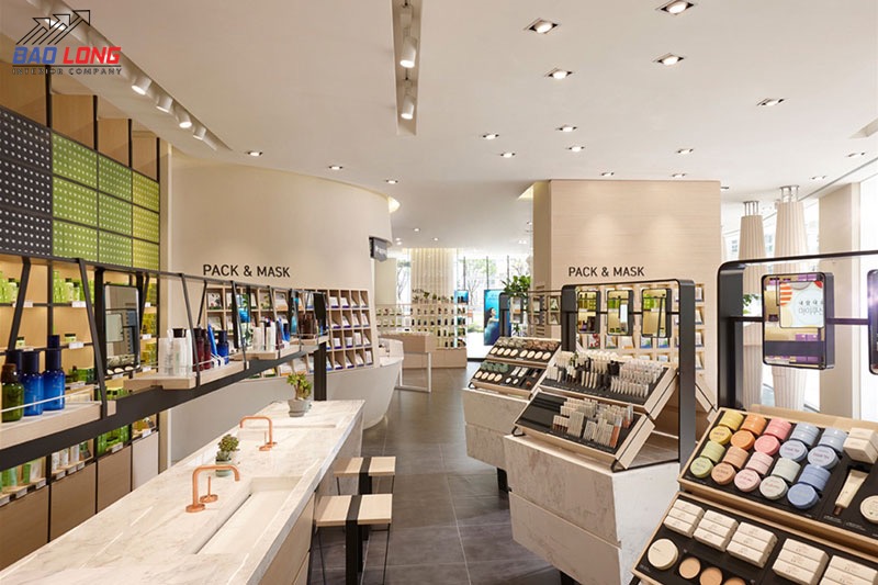 nội thất showroom hiện đại