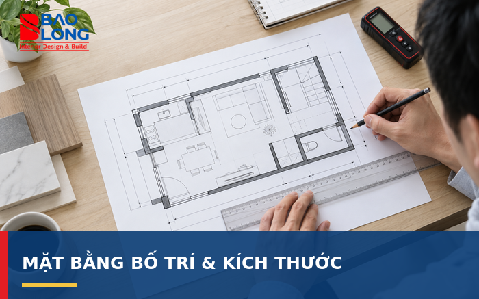 So sánh phối cảnh 3D và bản vẽ 2D có kích thước