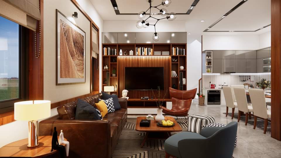 Thiết kế nội thất nhà phố hiện đại