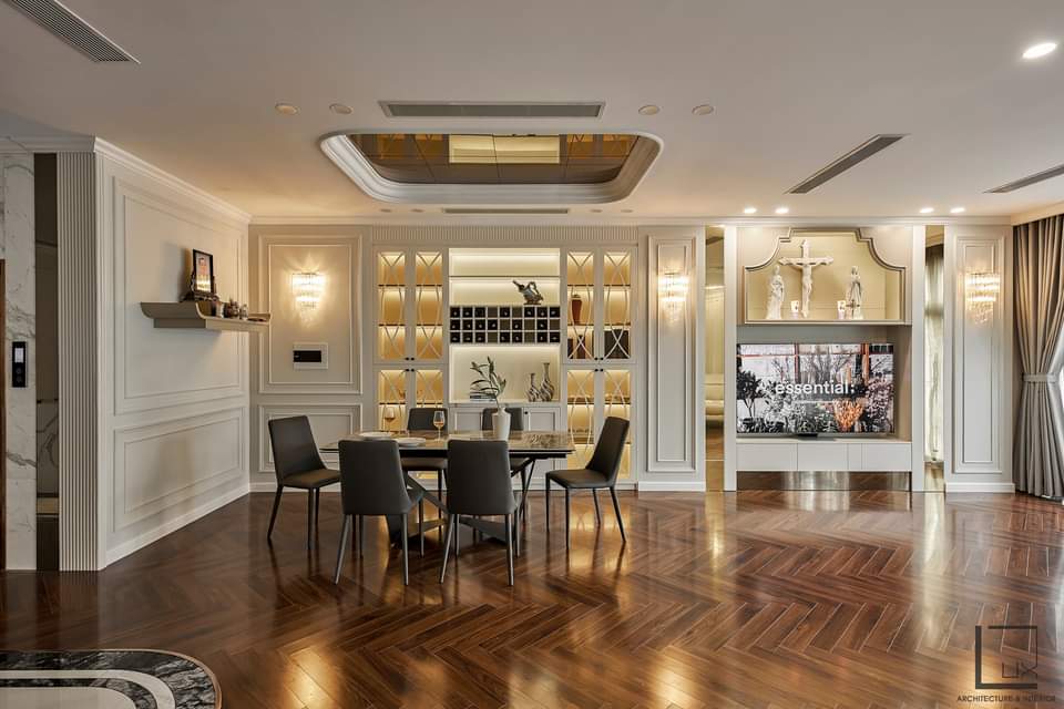 Mẫu phòng khách cổ điển